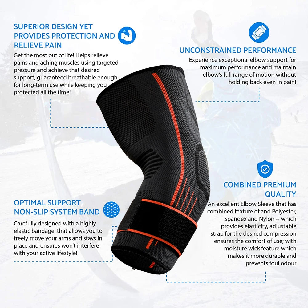 Gym Elbow Support Sleeve